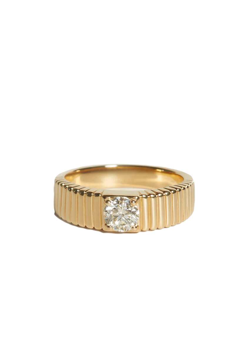 Kinn Studio, Solis Ribbed Ring