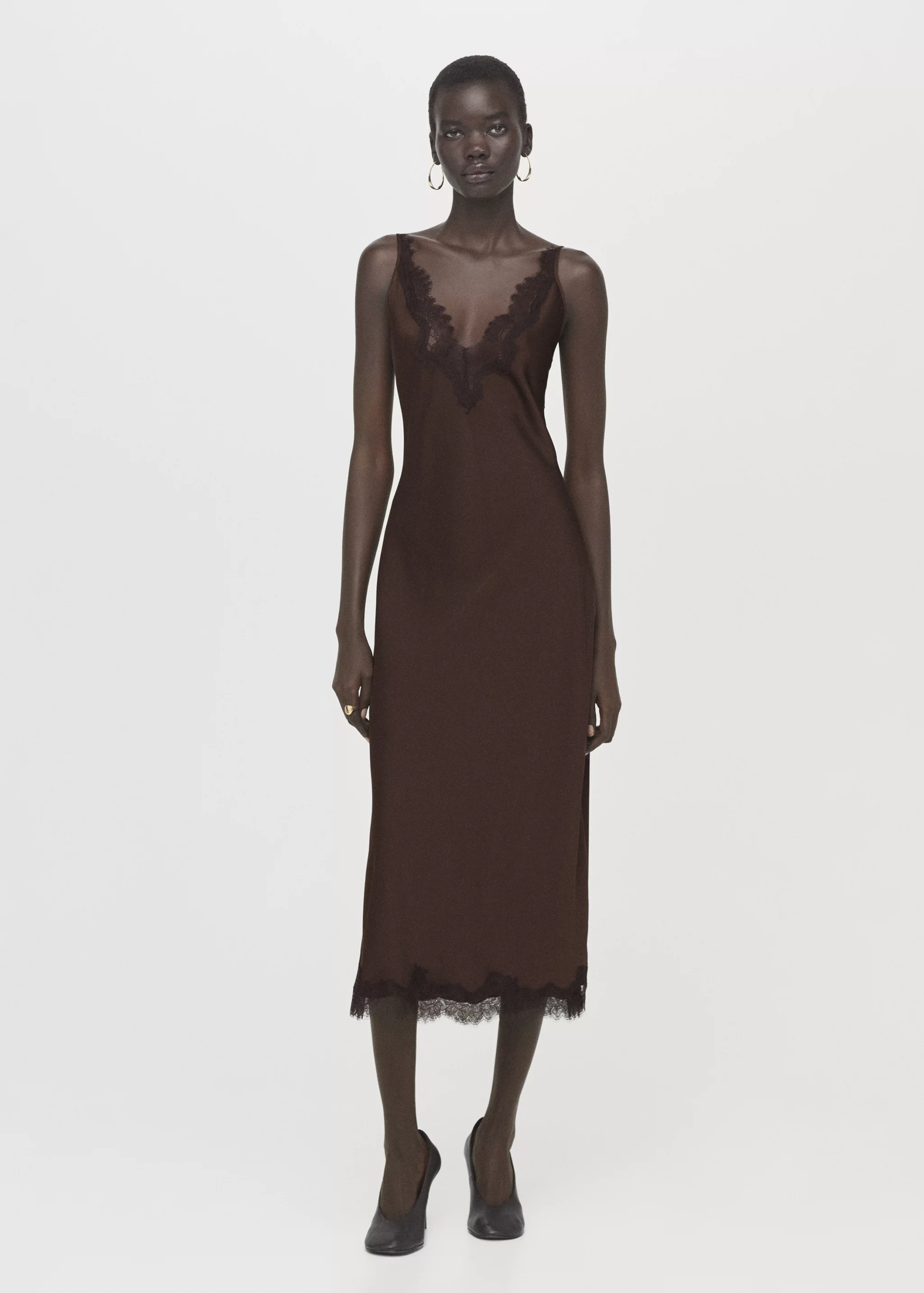 Satin Camisole Dress - Women | Mango Usa