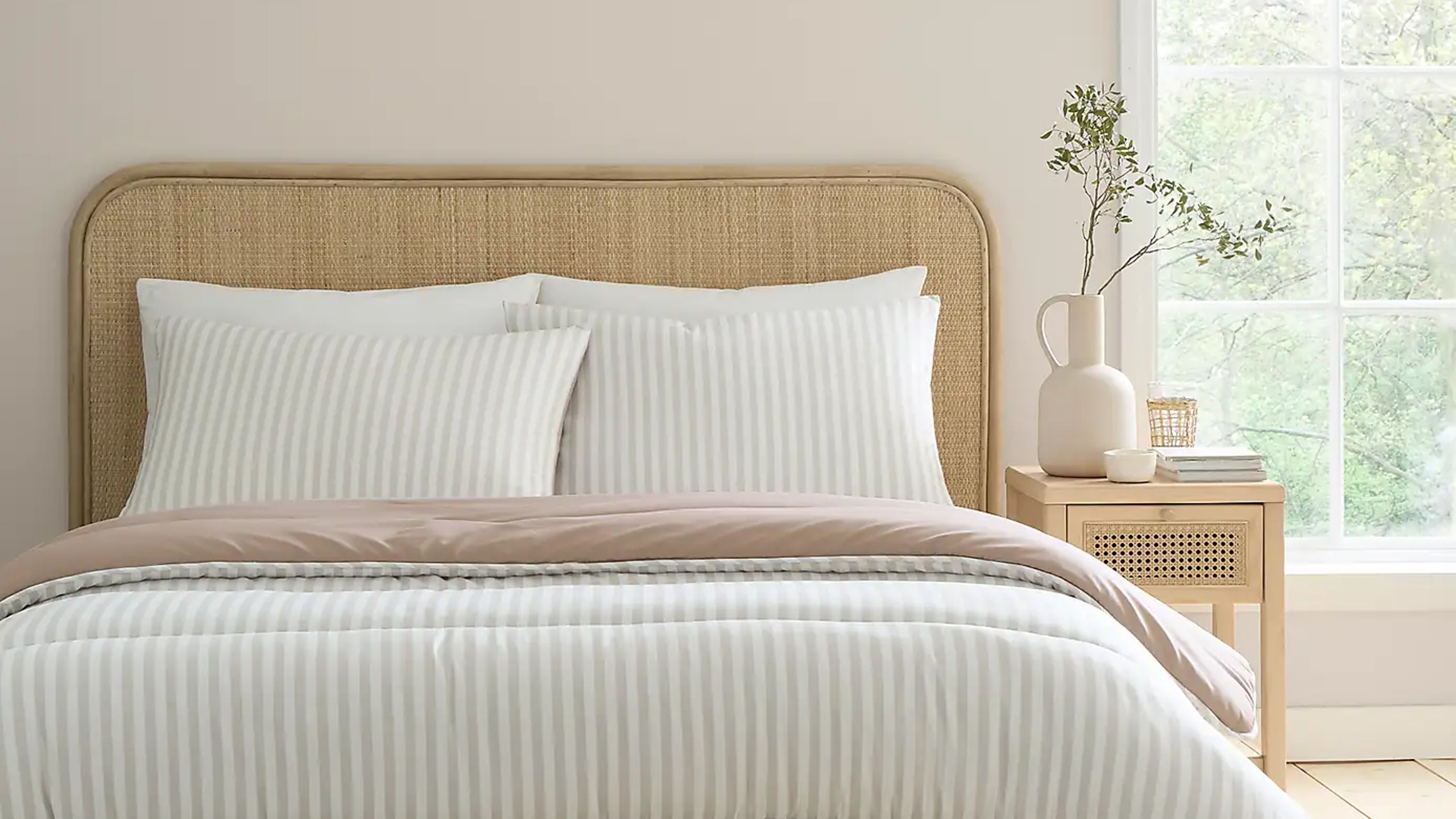 Dunelm Striped Coverless Duvet