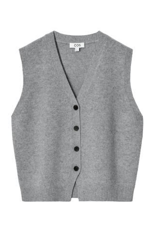 V-Neck Merino Wool Waistcoat