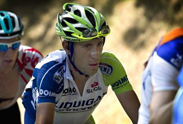 Vincenzo Nibali (Liquigas-Cannondale) would falter on the final climb.