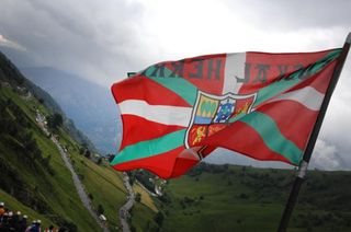 The flag of the Basque country.
