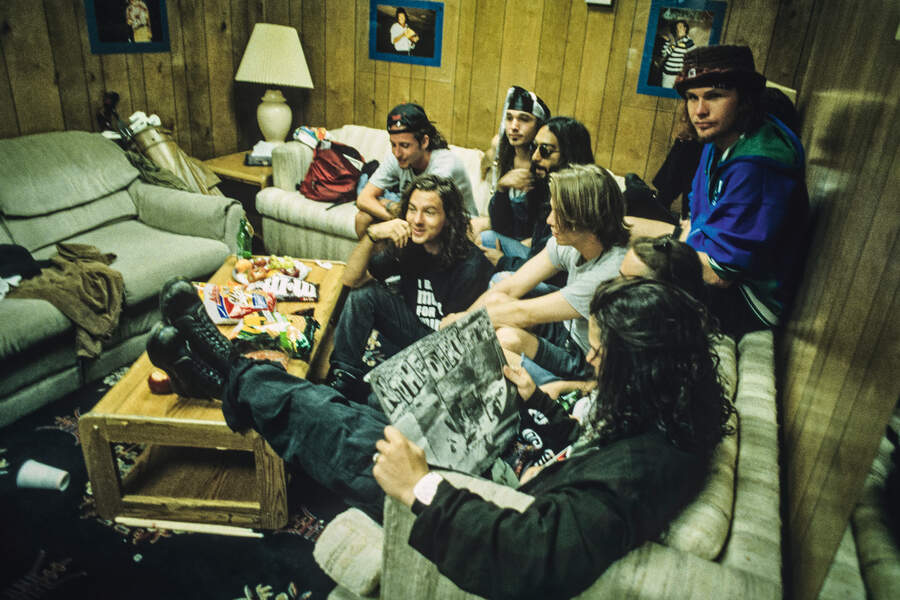 Pearl Jam and Soundgarden backstage