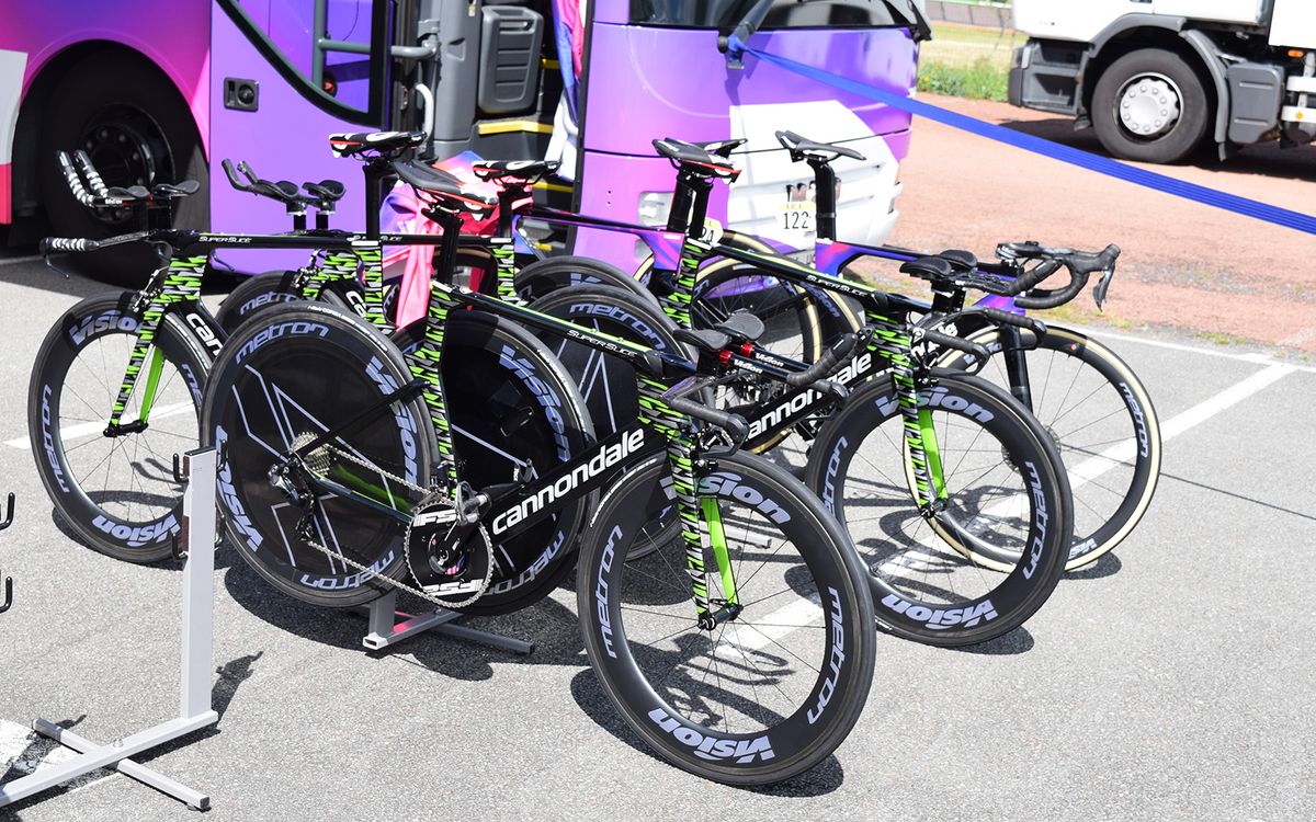 EF Education First raced on Cannondale SuperSlice