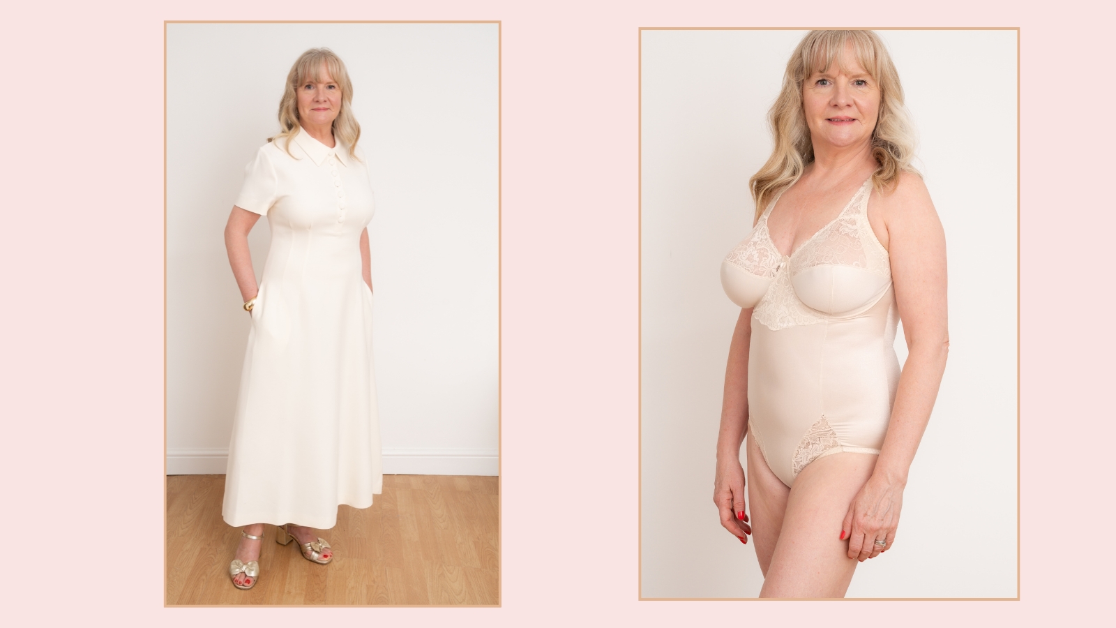 Julie Player wearing Pour Moi body