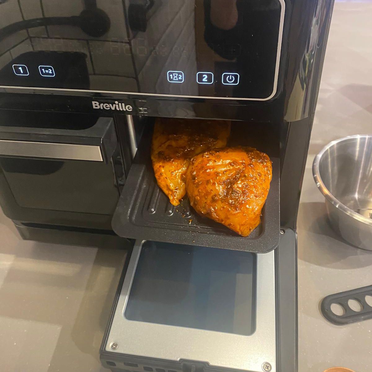 Teplovzdušná fritéza Breville HALO STEAM VDF133X, 7 L - mámedoma.sk