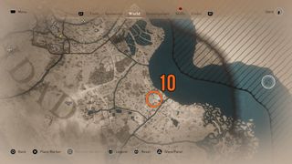 Assassin's Creed Mirage mysterious shard in Jarjaraya map screen
