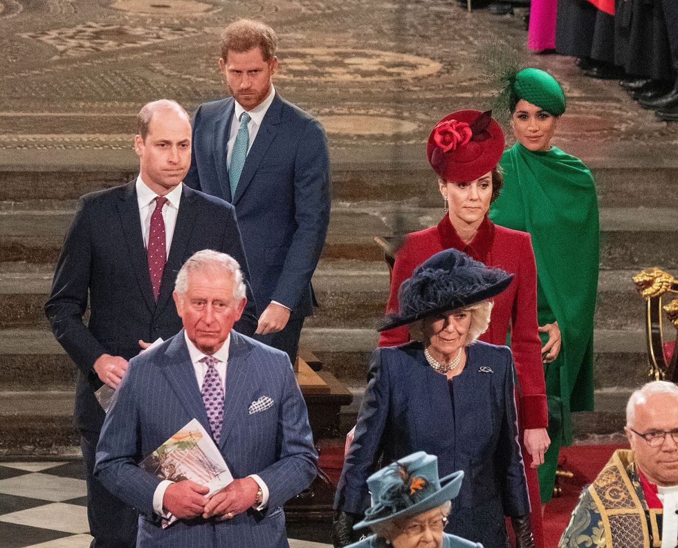 Prince Charles, Prince William, Prince Harry, Camilla, Kate & Meghan