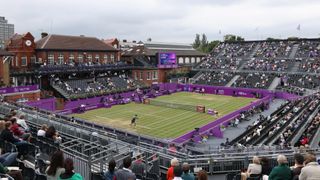 General view of a Queen's club tennis championship match 
