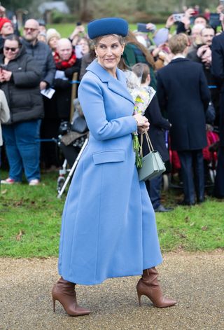 Duchess Sophie at the Christmas walkabout, 2024