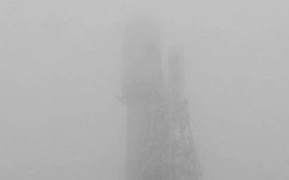 Falcon 9 and Formosat-5 in the Fog