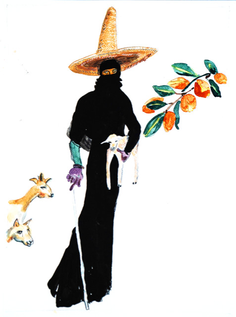 Johnny Rozsa tangier watercolour exhibition