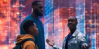 Lebron James and Don Cheadle in Space Jam: A New Legacy