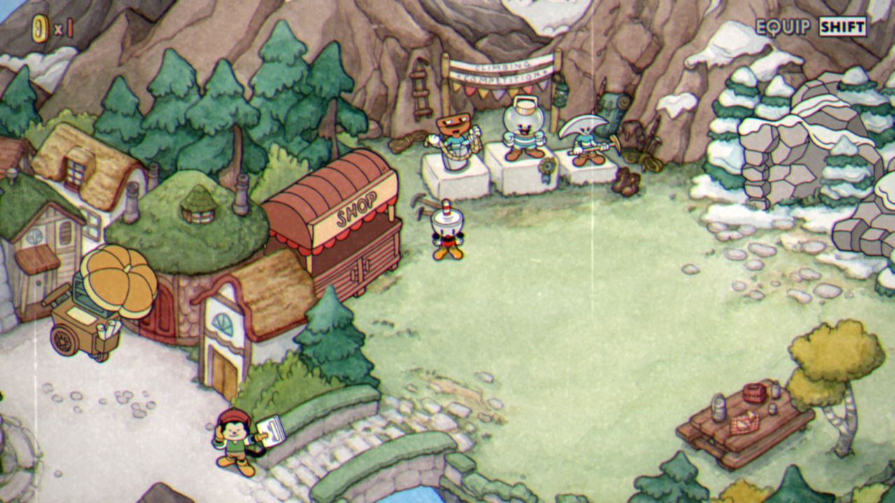 Cuphead graveyard secret passage