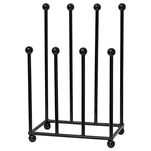 Woodside Morston Steel Wellington Boot Rack/walking Boot Storage Stand, Indoor &amp;amp; Outdoor, Holds 4 Pairs of Wellies