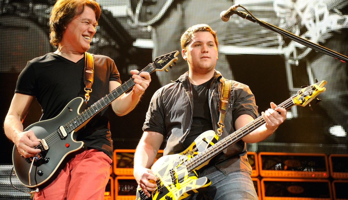 Eddie Van Halen and son Wolfgang in 2012