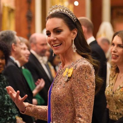 The Princess of Wales attends a Diplomatic Reception held by King Charles and Queen Camilla