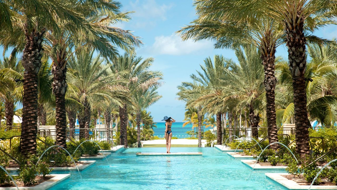 Swimming pool in Nassau, the Bahamas