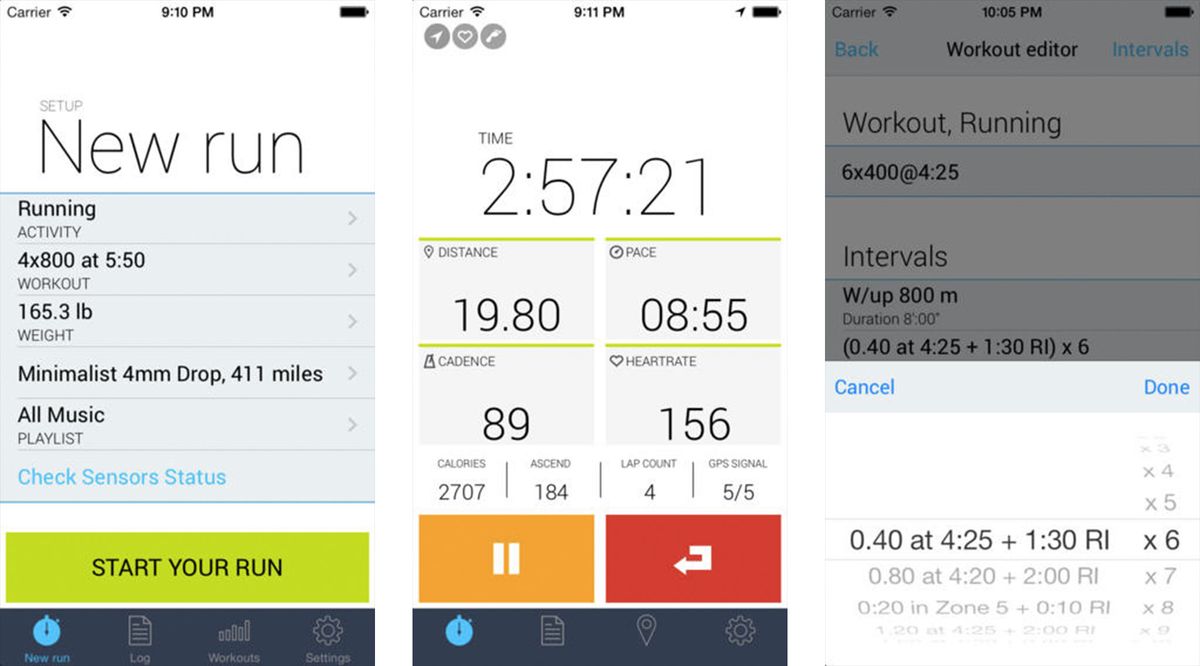 Best run tracking apps for iPhone RunKeeper, Map My Run, iSmoothRun