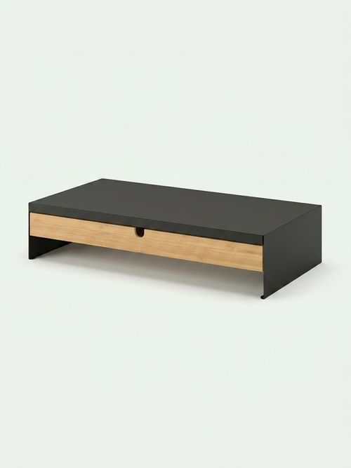 Elloven Monitor Stand With Drawer