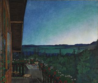 Sommernatt by Harald Sohlberg, courtesy of the National Museum of Art and Design, Norway