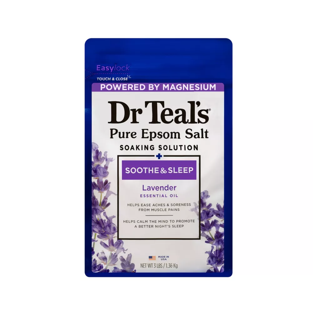 Dr Teal's Pure Epsom Salt Soaking Solution Lavender 1.36kg