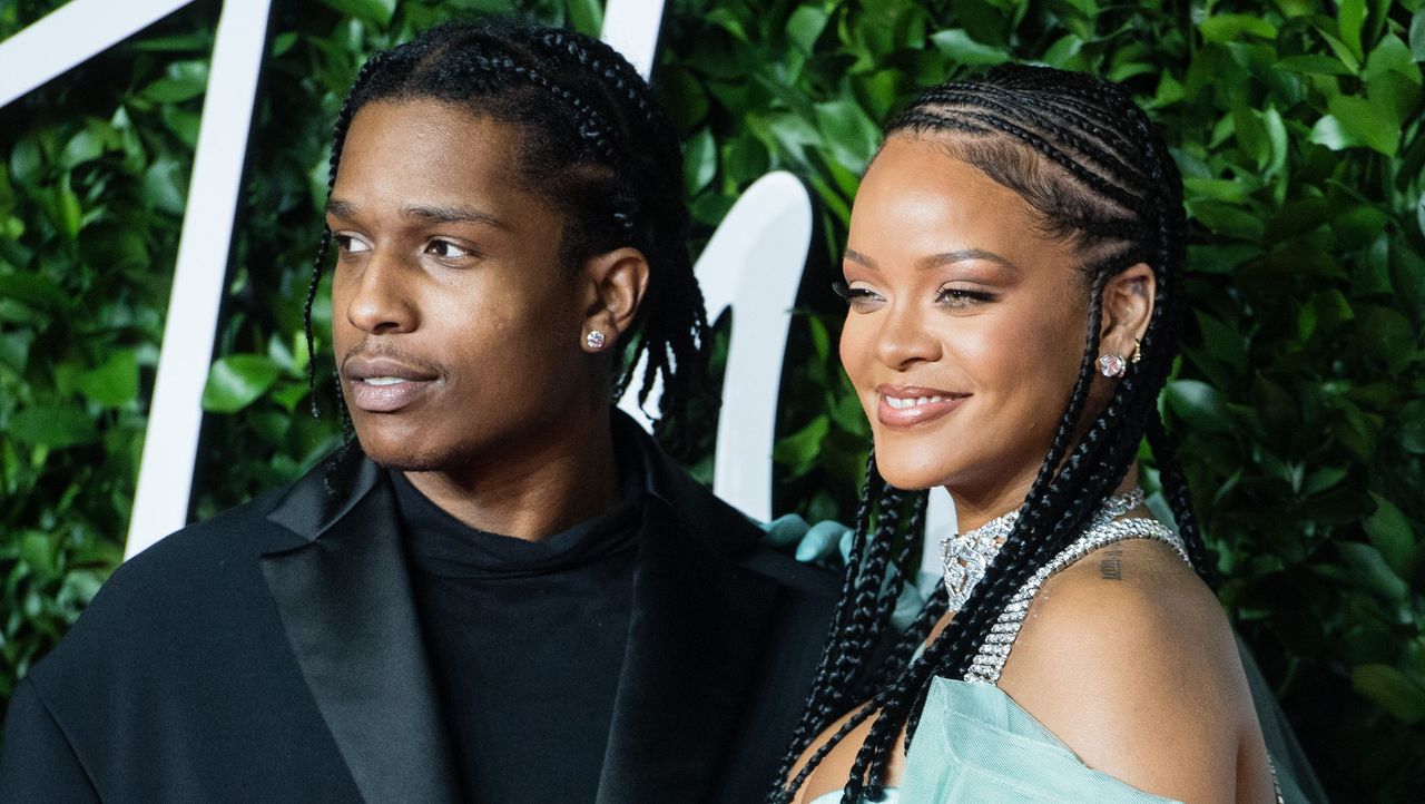 london, england december 02 rihanna and asap rocky arrive at the fashion awards 2019 held at royal albert hall on december 02, 2019 in london, england photo by samir husseinwireimage