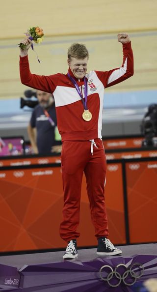 2012 Olympic omnium champion Lasse Norman Hansen (Denmark)