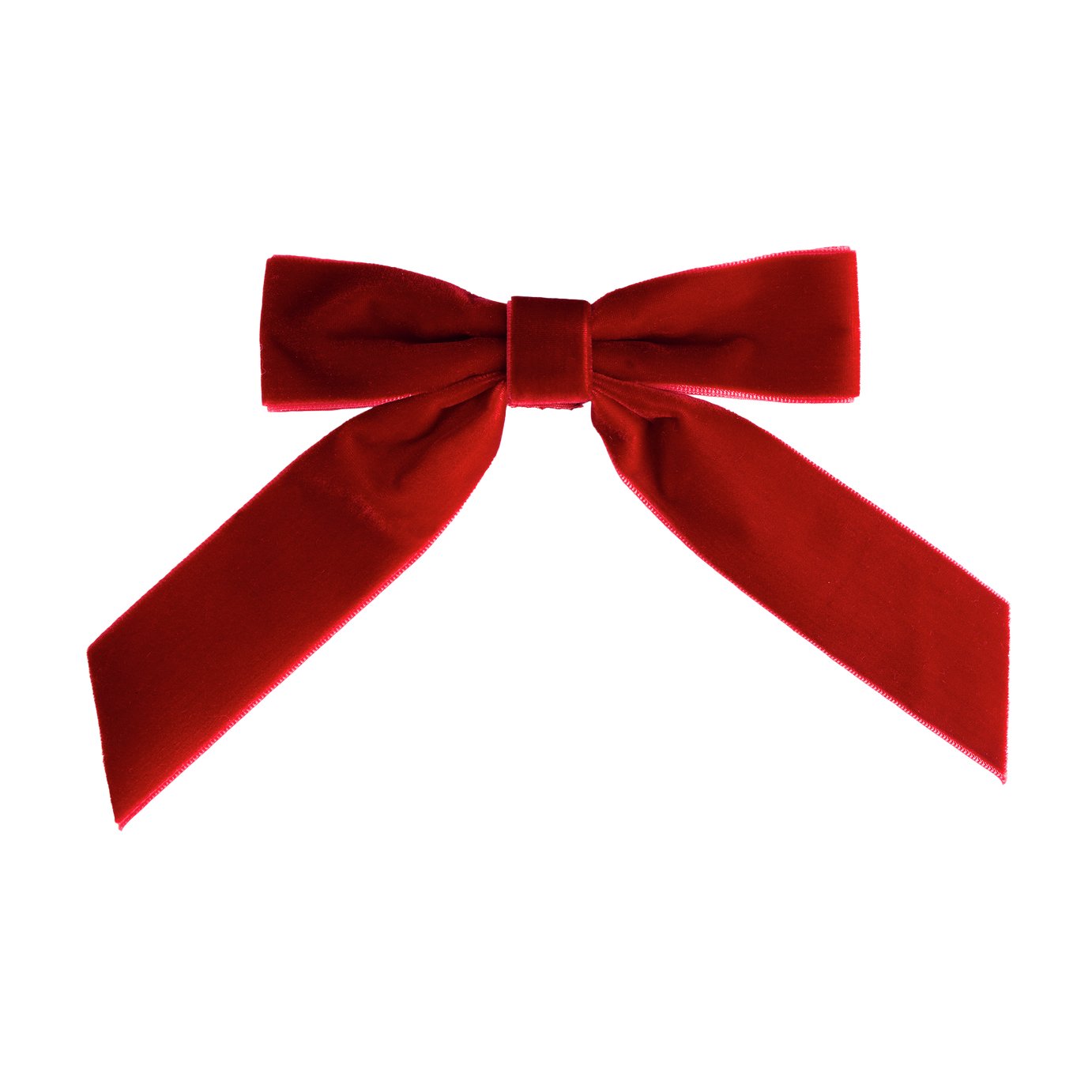 Habitat Pack of 6 Red Velvet Bows Christmas Tree Decoration