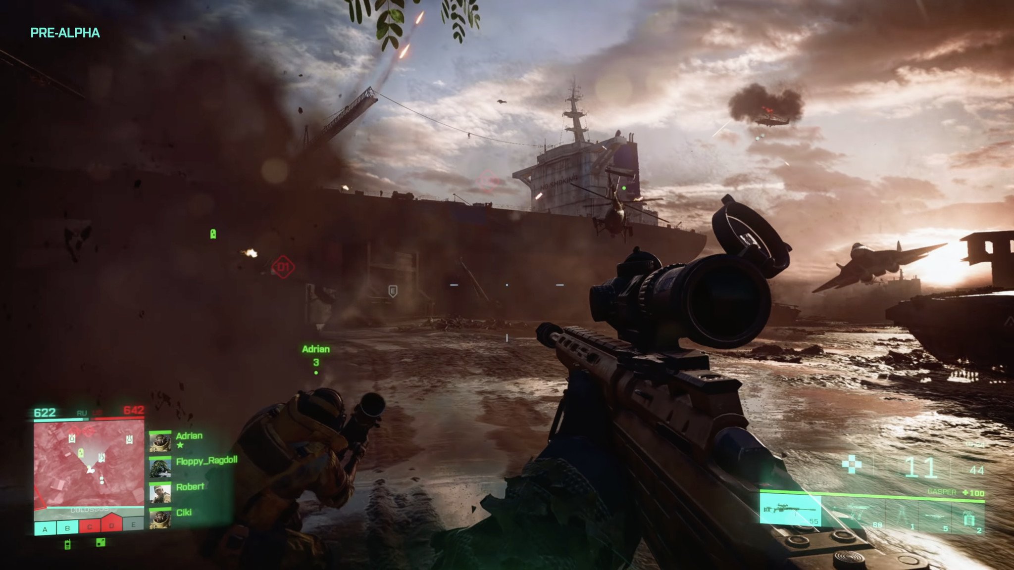 Battlefield 2042 gameplay footage leaked from Closed Alpha Testing