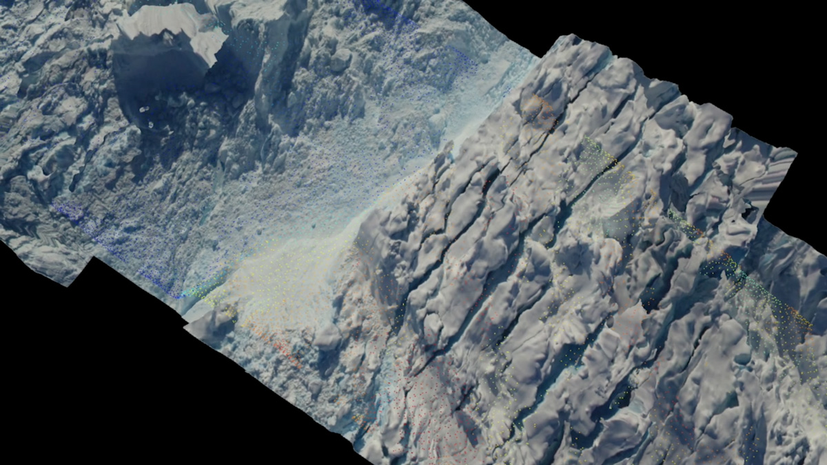 Greenland’s massive Helheim Glacier changes
