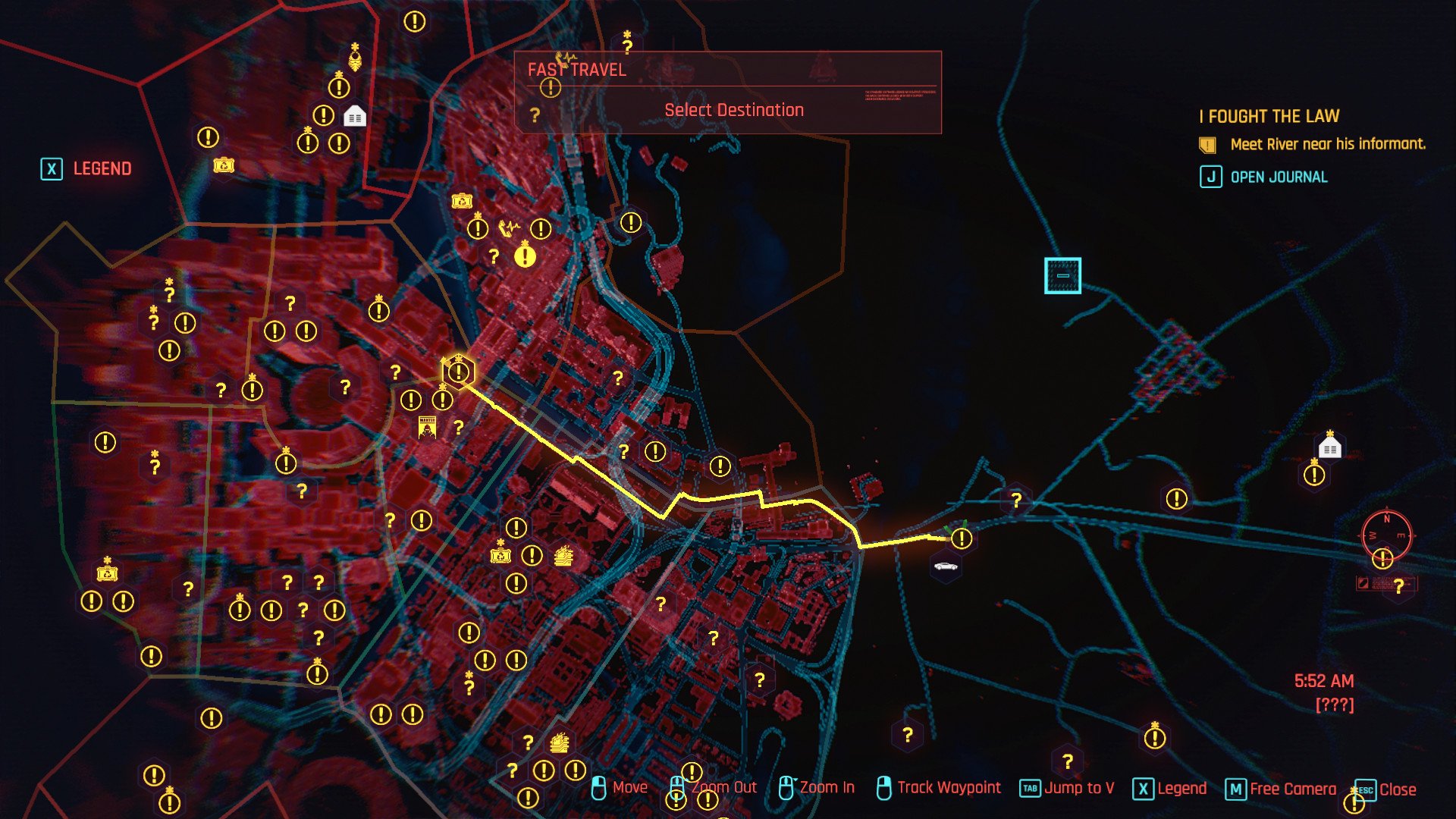 Cyberpunk night city map фото 40