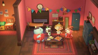 Animal Crossing Happy Home Paradise Partition Break Room