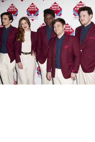 Metronomy Match Up At The NME Awards, 2014