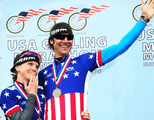 American national champions Heather Irmiger and Jeremy Horgan-Kobelski (Gary Fisher/Subaru)