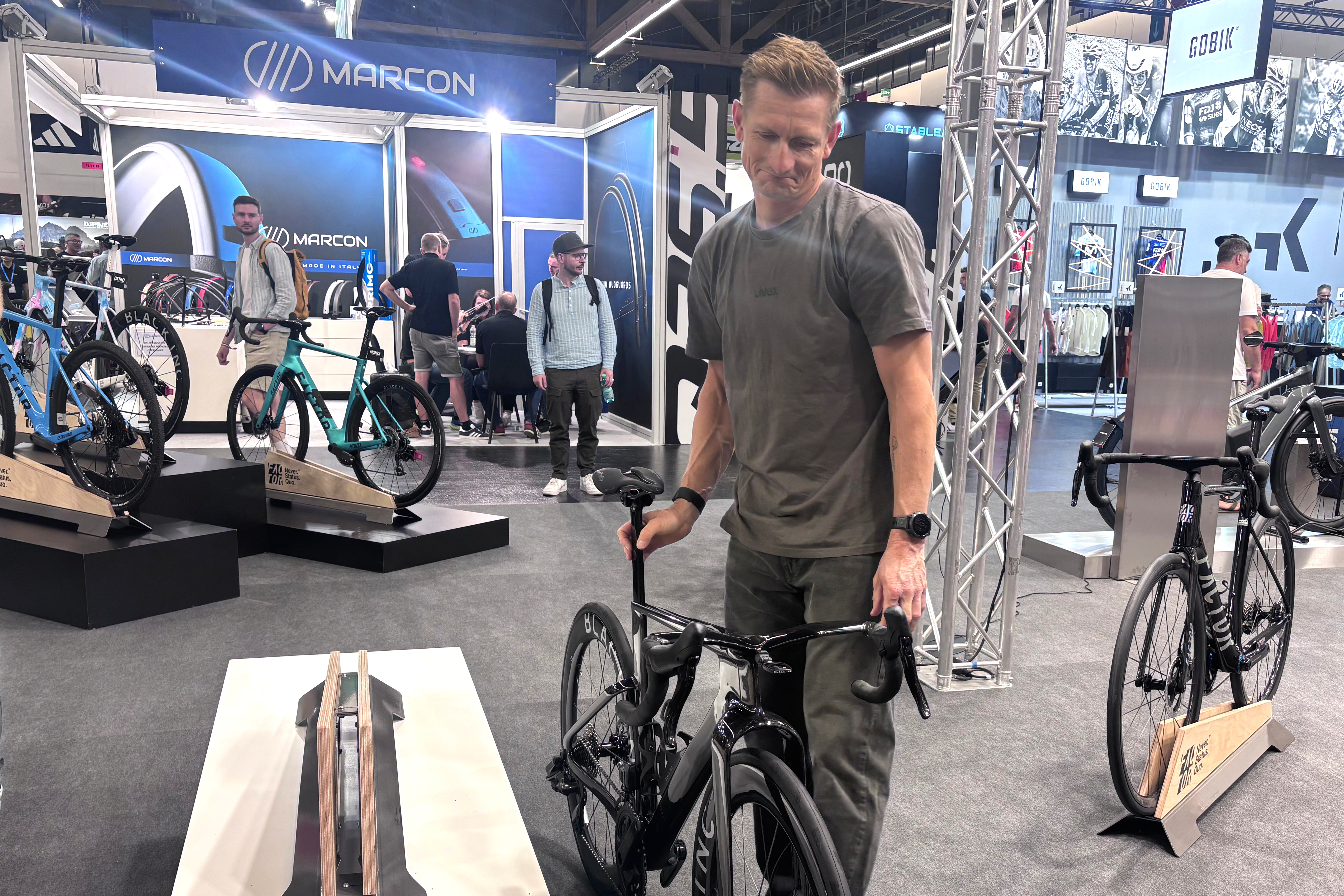 Andre Greipel and Factor's new aero bike