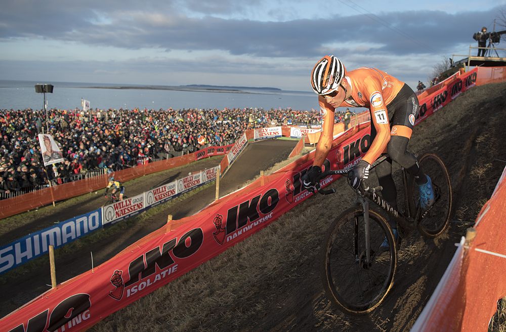 Mathieu van der Poel (Netherlands) on his way to winning the World Championships in Bogense