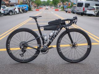 Up close images of a new Factor gravel bike