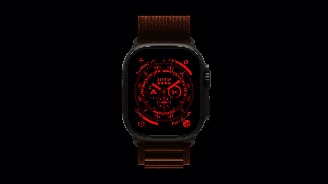 Apple Watch Ultra Night Mode