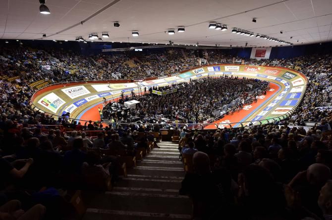 The sixth and final night crowd packed the velodrome
