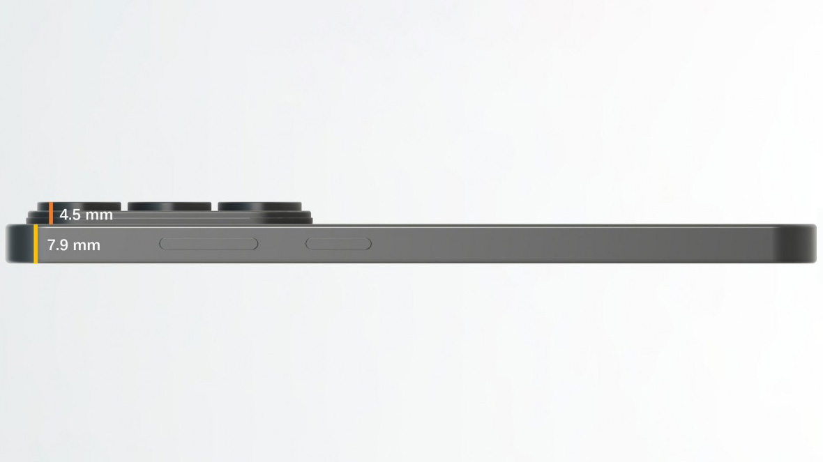Render showing the claimed thickness of the Samsung Galaxy S26 Ultra