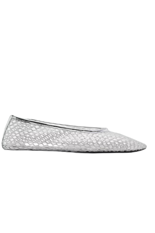 Mango Metallic Mesh Shoes (Were $70) 