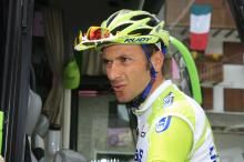 Ivan Basso at the start of stage 18