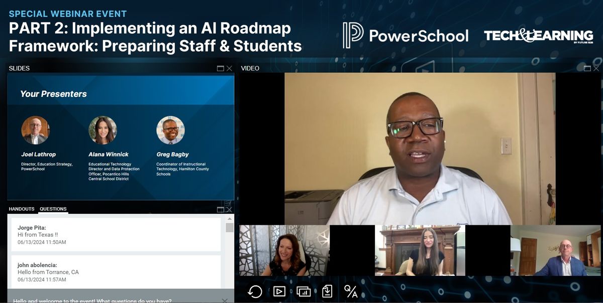 PowerSchool webinar on AI