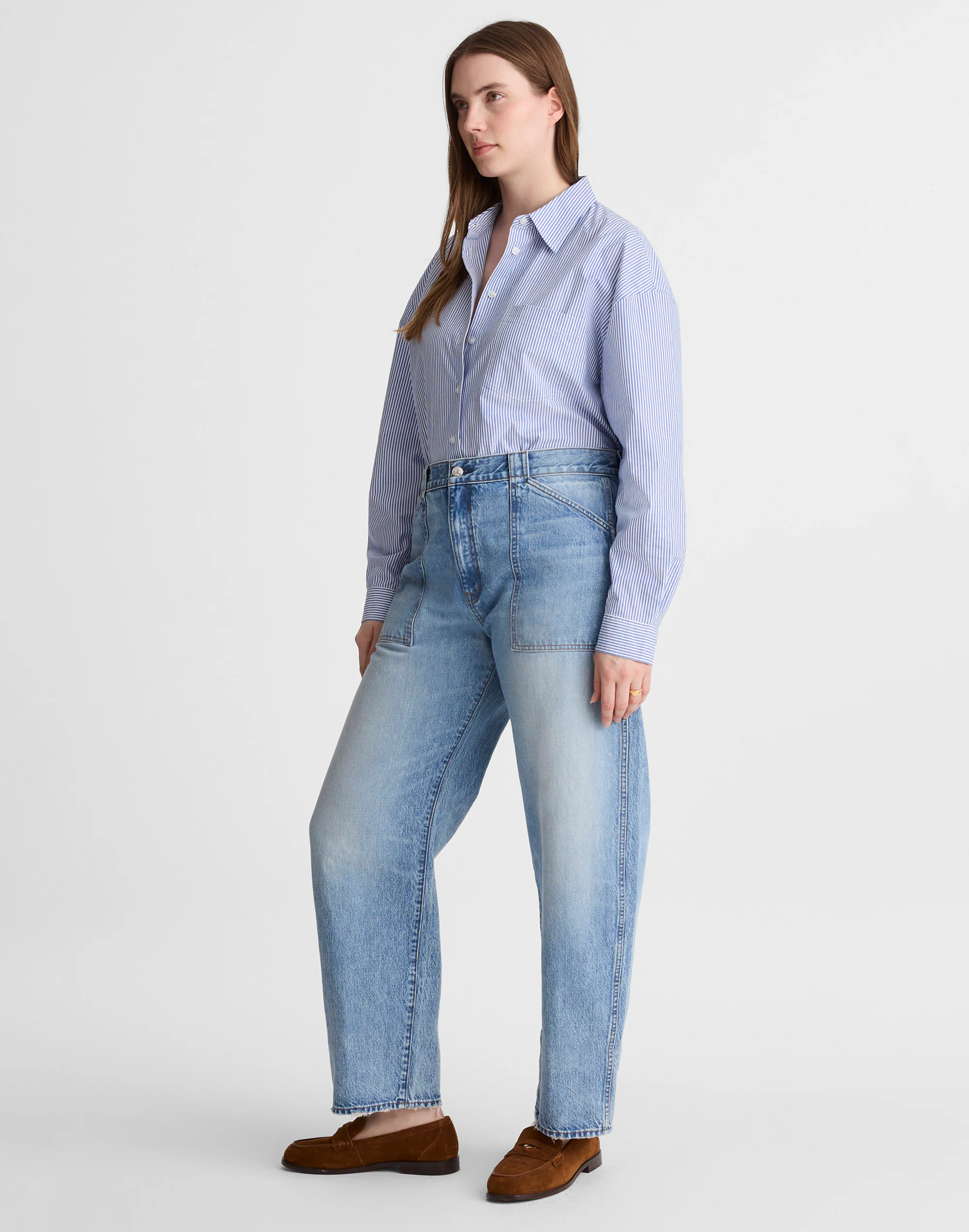 The Curvy Balloon Utility Jean