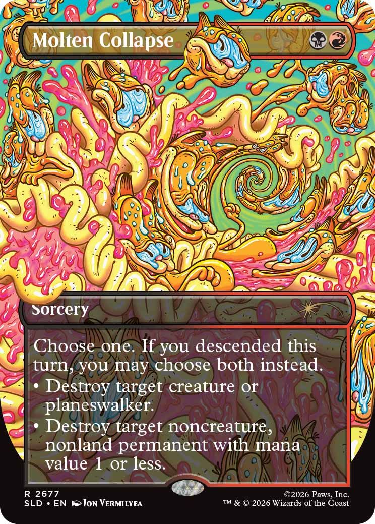 Garfield on a Magic: The Gathering card