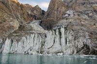 Dickson Fjord in Greenland before the landslide.