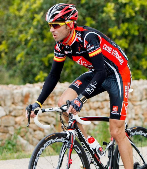 Alejandro Valverde (Caisse d'Epargne) kept himself safe and out of trouble today.