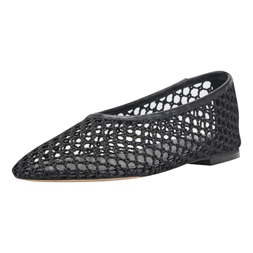 Marc Fisher Ltd Women's Jazlyn Black Mesh/leather, 8 Medium