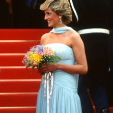 Princess Diana at Cannes in 1987